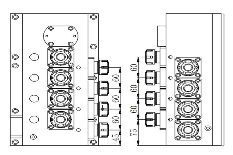 ER25 4+4 Driven Head